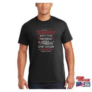 Professional Wrestling World League Ultimate Fight Sport Division Shirt Retro